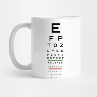 eye exam MS Mug